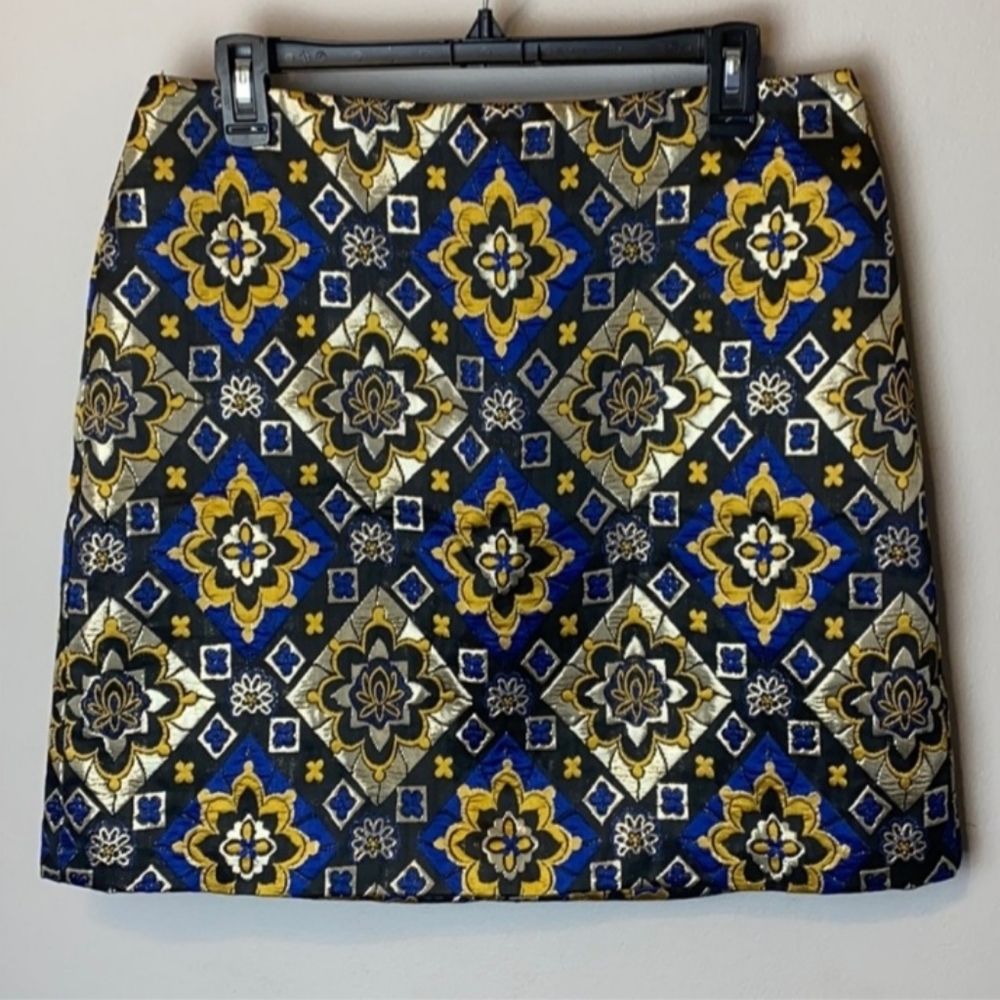 💋 Beautiful Metalic Print skirt
